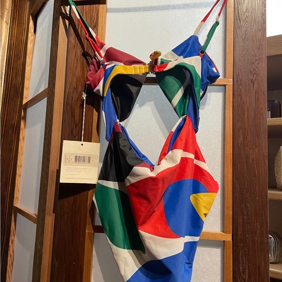 Mara Hoffman Colorblock Swimsuit - Picture 3 of 5